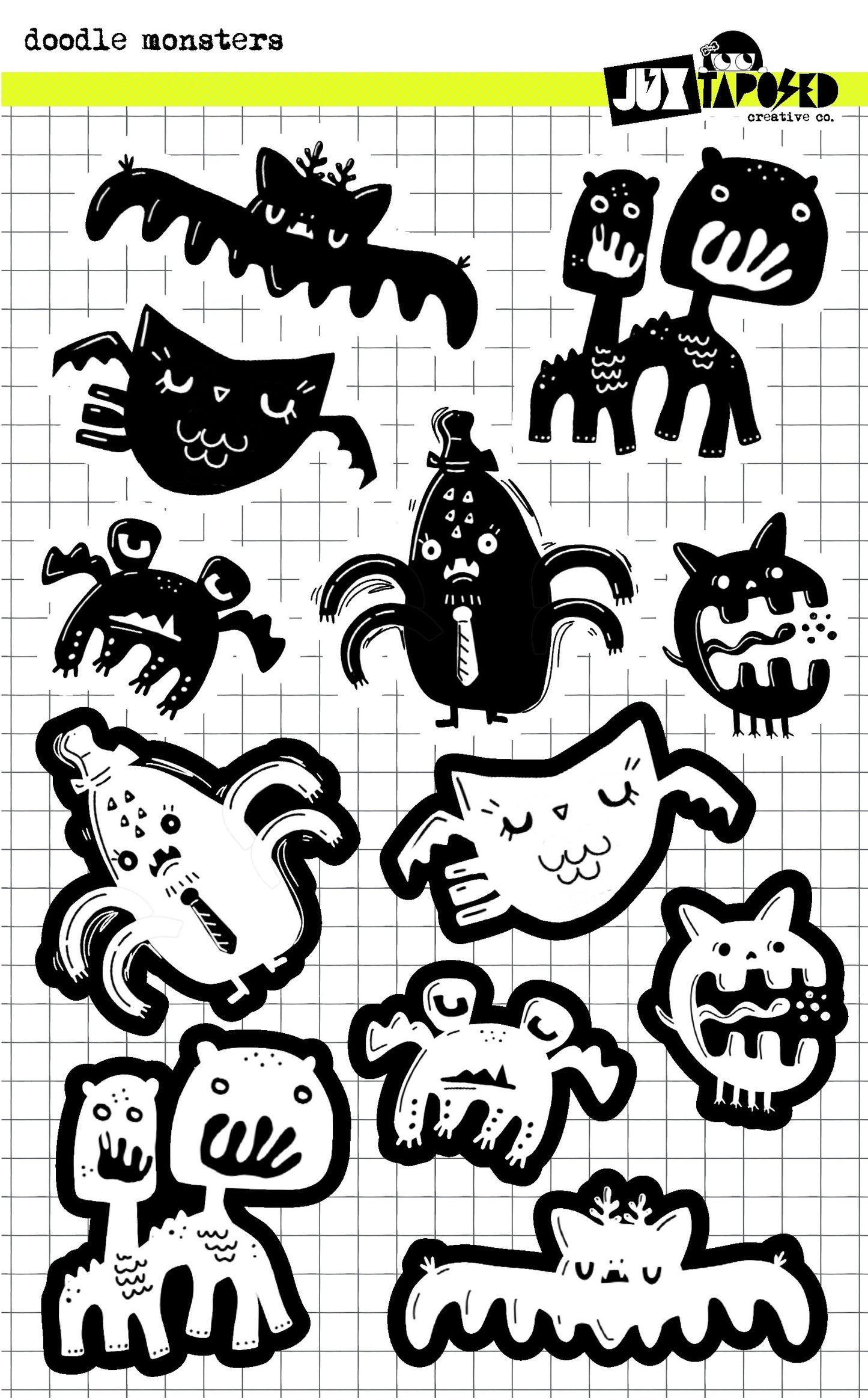 Doodle monsters