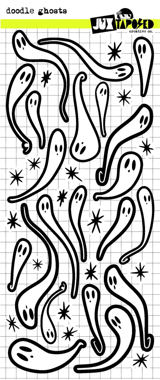 Doodle ghosts